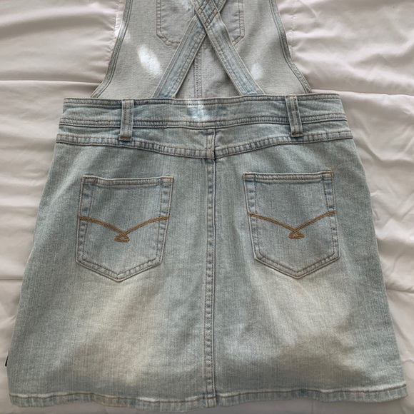 Denim Overall Skirt Dress - Picture 3 of 8